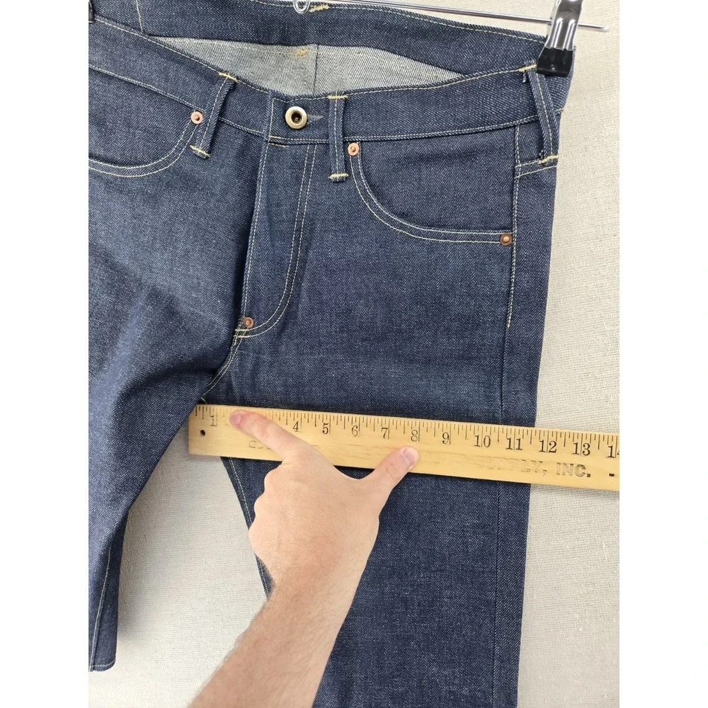 Baird Jeans Shorts Mens 30 Selvedge Jorts Raw Blue Japan Denim Slim Made in USA
